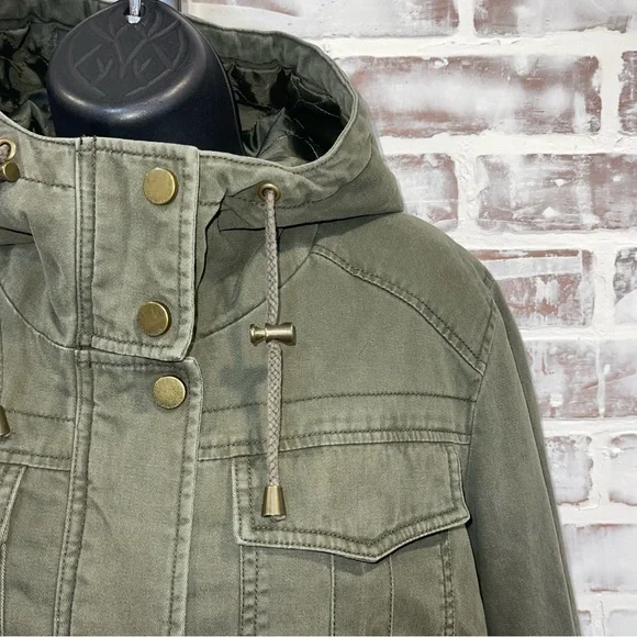 Lucky Brand Olive Jacket women’s large - Picture 7 of 10